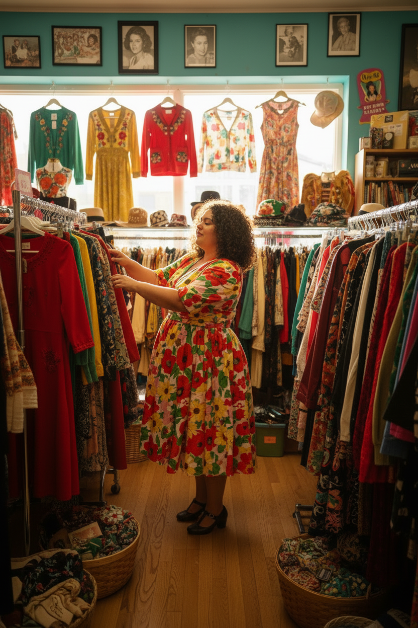 Pourquoi j'ai créé une friperie vintage pour toutes les tailles