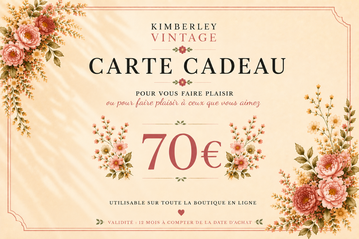 CARTE-CADEAUX KIMBERLEYVINTAGE