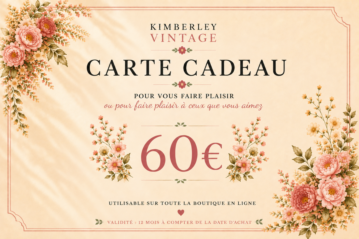 CARTE-CADEAUX KIMBERLEYVINTAGE