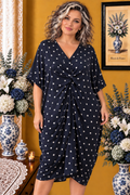 Robe femme neuve Prodotto in Italia bleu marine blanc taille 50