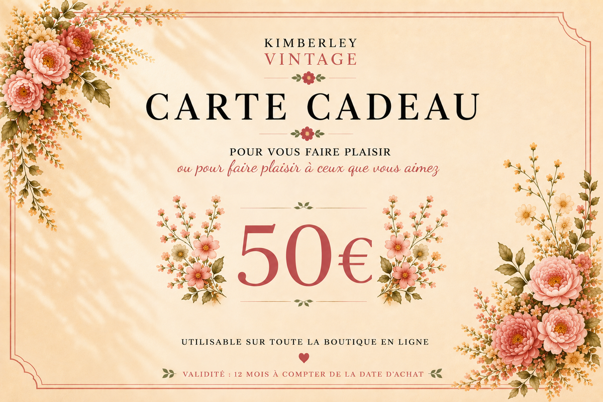 CARTE-CADEAUX KIMBERLEYVINTAGE