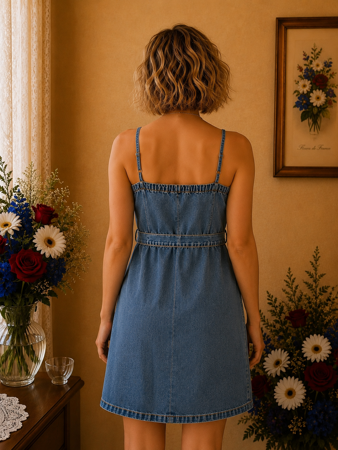 Robe Bershka bleu taille 38/40