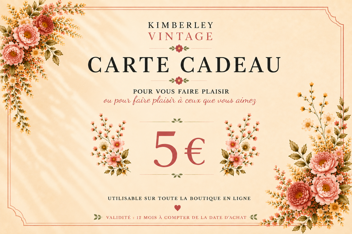 CARTE-CADEAUX KIMBERLEYVINTAGE
