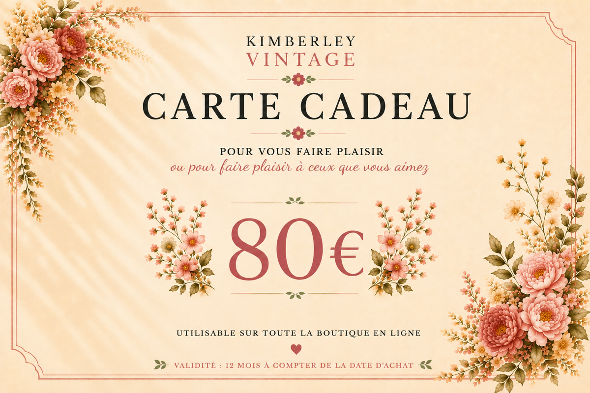 CARTE-CADEAUX KIMBERLEYVINTAGE