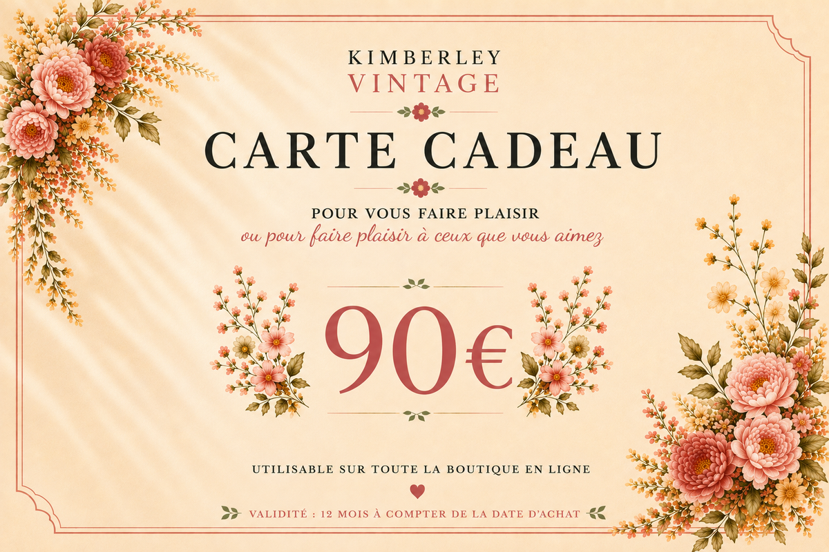 CARTE-CADEAUX KIMBERLEYVINTAGE