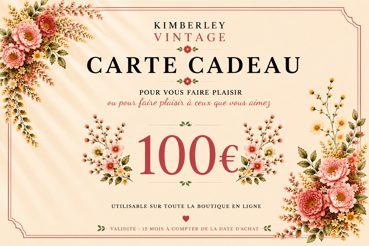 CARTE-CADEAUX KIMBERLEYVINTAGE