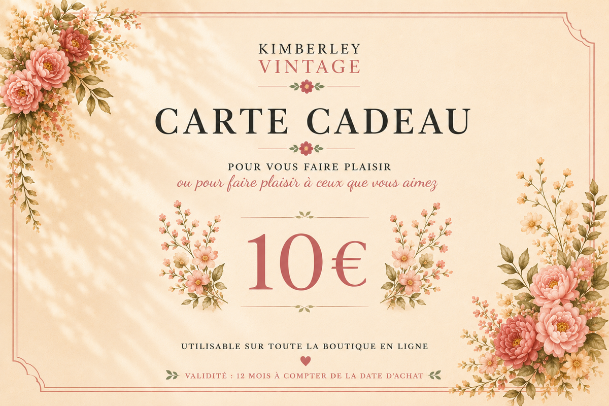 CARTE-CADEAUX KIMBERLEYVINTAGE